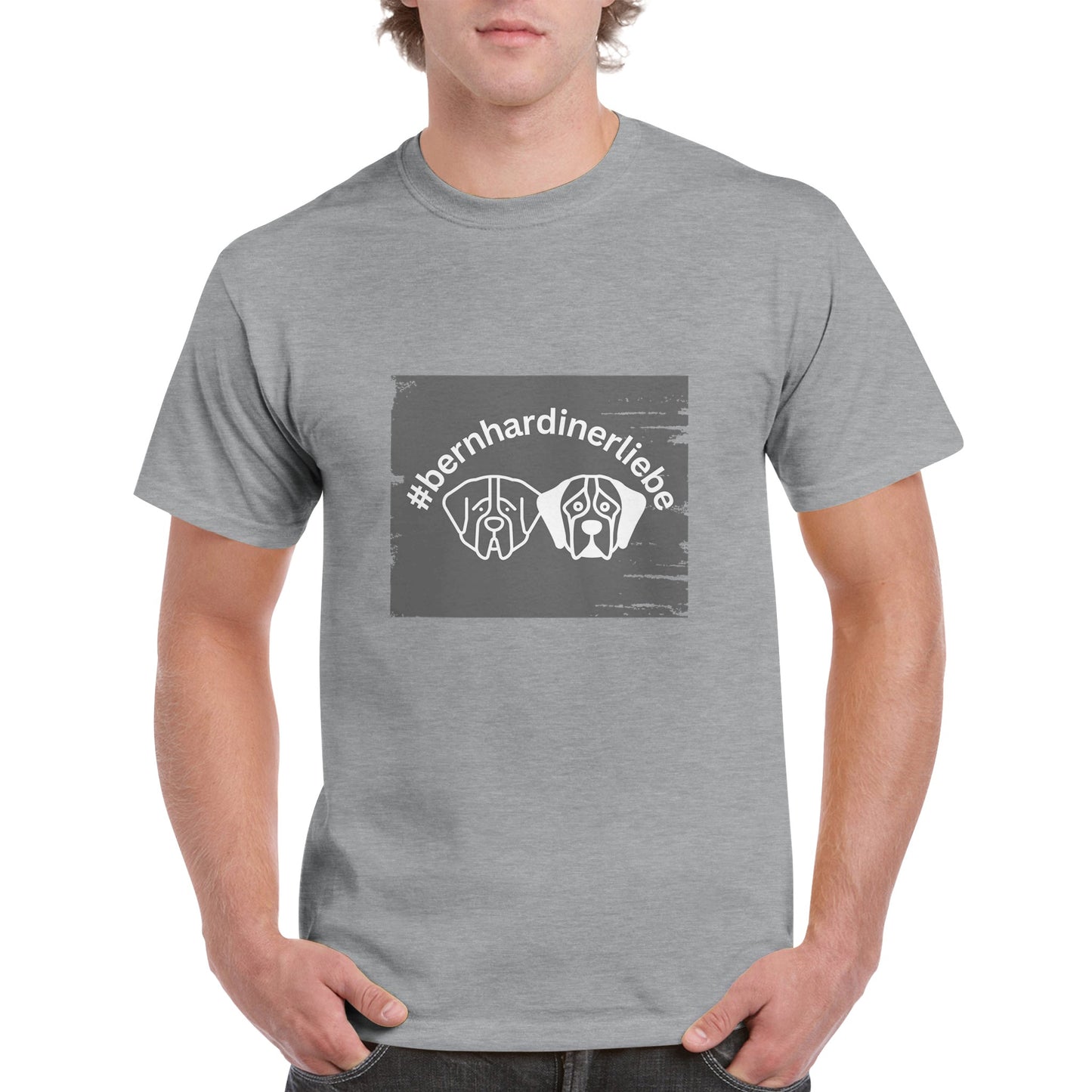 Saint Bernard love hanni and isa men's t-shirt
