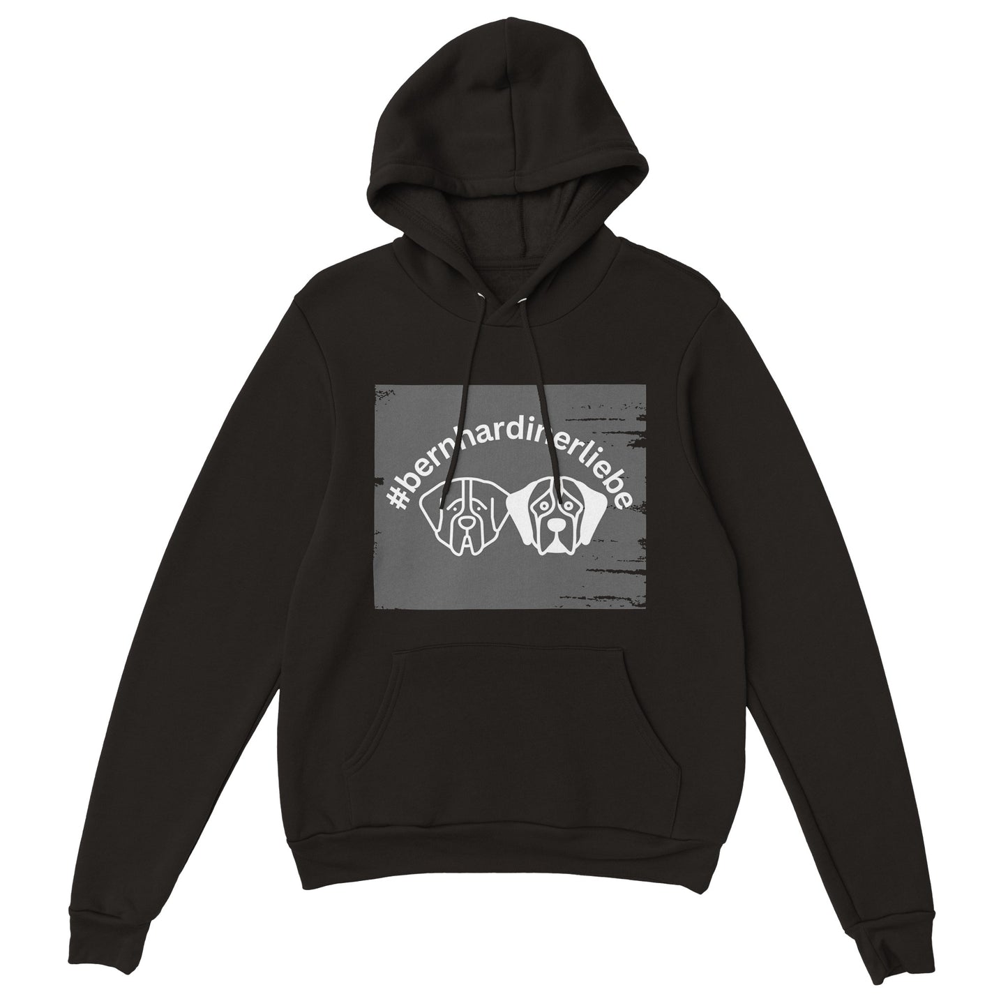 Saint Bernard love hanni and isa men's hoodie