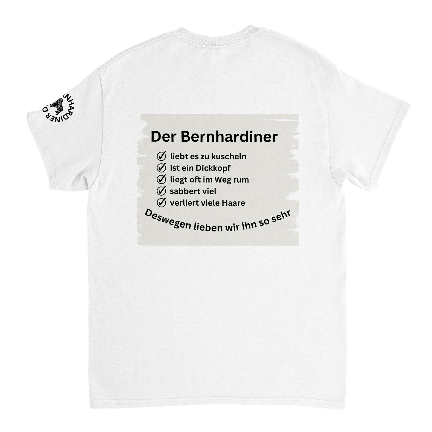 The Saint Bernard White Edition Men's T-Shirt