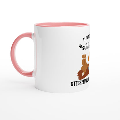 Behind every great woman - mug