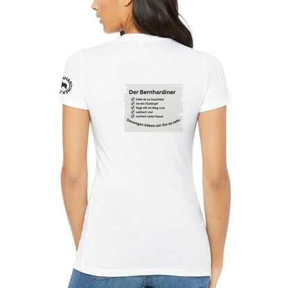 The Saint Bernard White Edition Women's T-Shirt