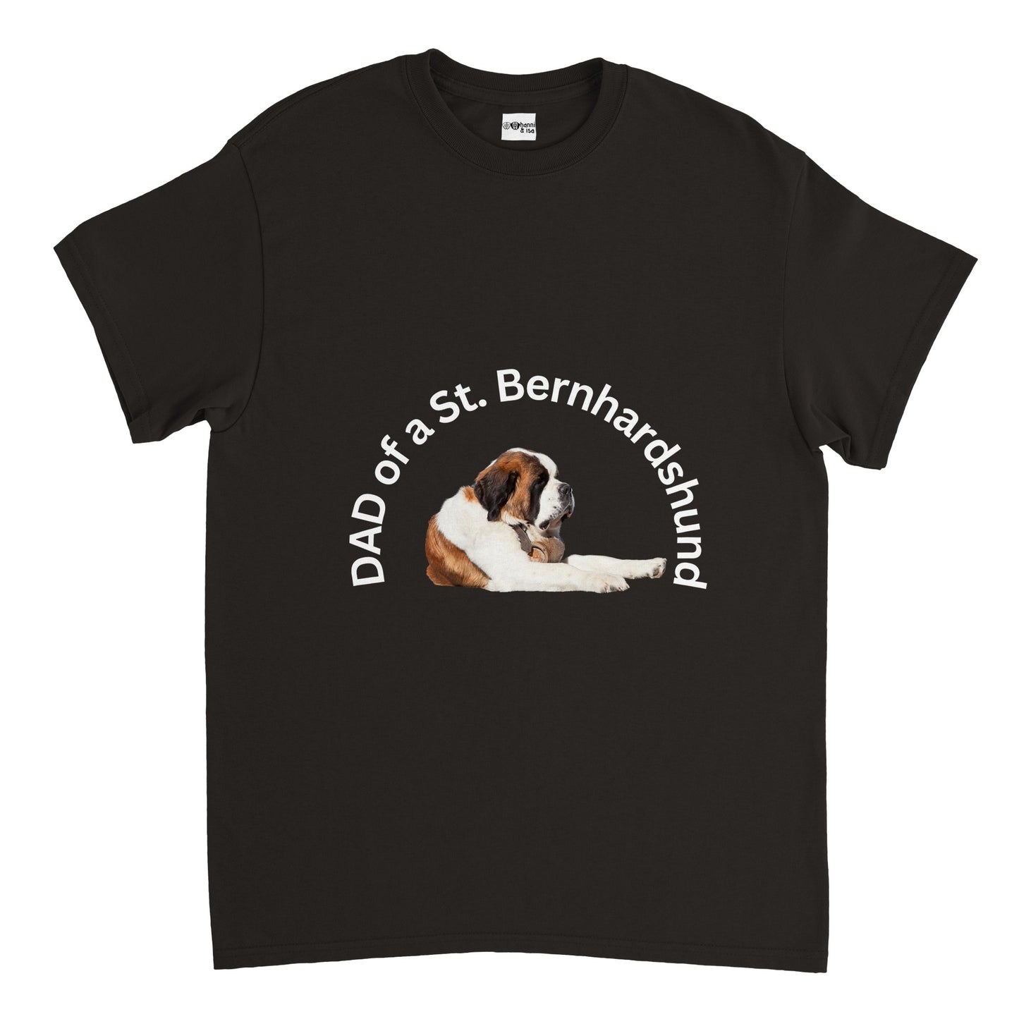 Dad of a St. Bernhardshund Herren T - Shirt