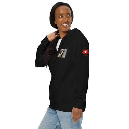 Swiss edition women's zip hoodie